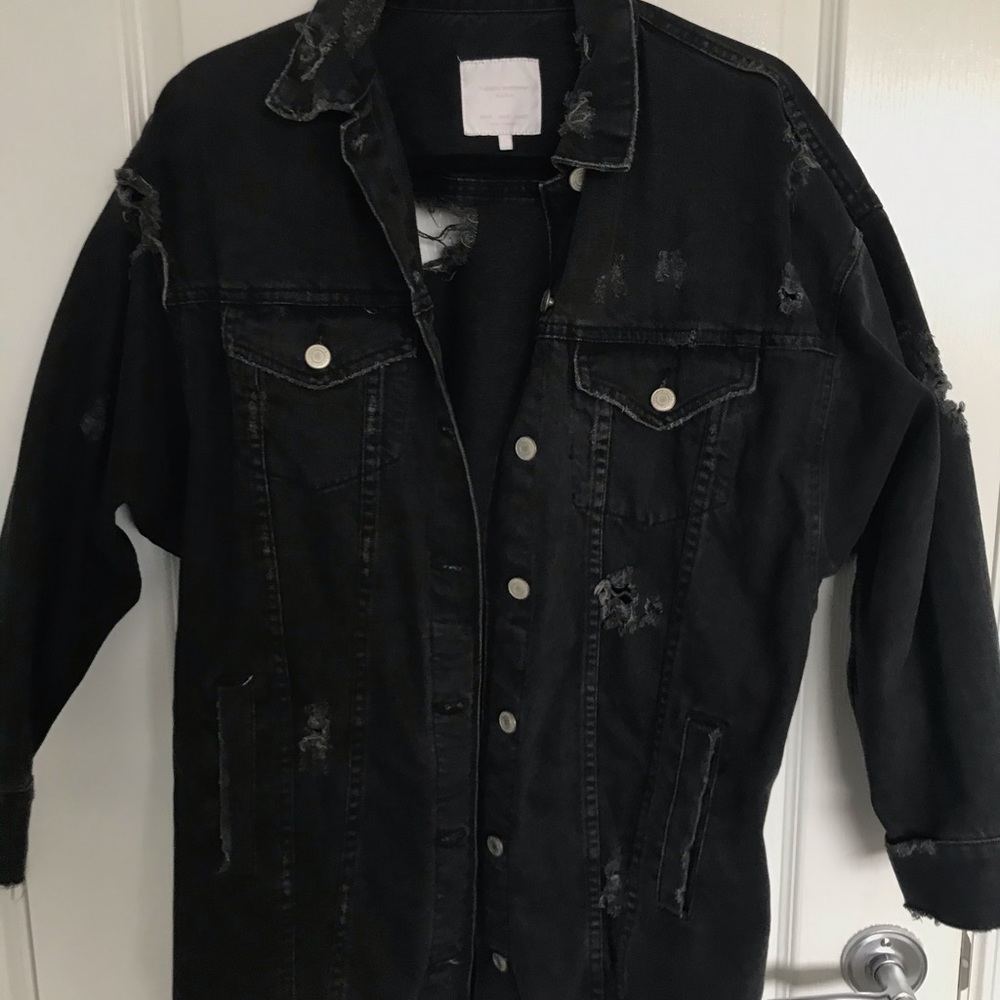 Ripped Jean Jacket